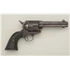 Image 3 : Colt Single Action Army revolver, .45 cal.,  4-3/4" barrel, traces of original finish,  hard rubber 