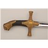 Image 3 : French Model 1822 Tambour Major (drum major)  sword, signed "Manseaux a Paris" on reverse  of throat