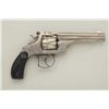 Image 1 : Smith & Wesson First Model DA revolver, .44  Russian cal., nickel plated, hard rubber  grips, #12755