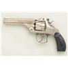 Image 2 : Smith & Wesson First Model DA revolver, .44  Russian cal., nickel plated, hard rubber  grips, #12755