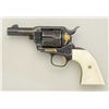 Image 1 : Colt Single Action Army Sheriffs Model .44-40  cal., 3" barrel, fully and finely gold  inlaid by Ang