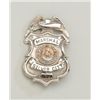 Image 2 : Small die struck wallet type badge  commercially made marked Marshall Silver City  New Mexico with t