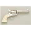 Image 2 : Colt Single Action Army revolver, .44 special  cal., 4-3/4" barrel, factory nickel finish,  extra th
