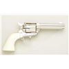 Image 4 : Colt Single Action Army revolver, .44 special  cal., 4-3/4" barrel, factory nickel finish,  extra th