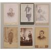 Image 2 : Lot of 6 desirable original early cabinet  photos including three of early American  Indians, two fr