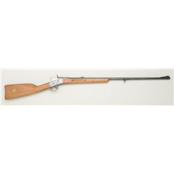 Swedish Sporting military rolling block  single shot hunting rifle, 8mm cal., 33”  round barrel, blu