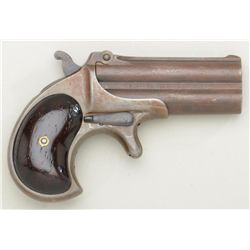 Remington O/U derringer early production with  barrel address on left side (not top rib),  .41 cal.,