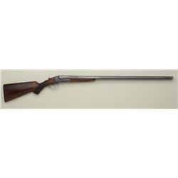 12 gauge SXS double barrel shotgun by Hopkins  & Allen, 30" barrels, 45-1/2" overall, good  quality 