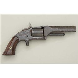 Smith & Wesson Old Model 1-1/2, .32 cal. RF  revolver, blue finish, rosewood grips, #6335.   The rev