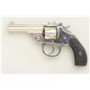 Image 2 : Iver Johnson .32 cal. DA revolver with owls  head grip, nickel plated, serial #18406.  The  pistol r