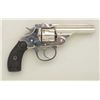 Image 3 : Iver Johnson .32 cal. DA revolver with owls  head grip, nickel plated, serial #18406.  The  pistol r