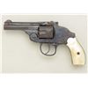Image 1 : H & R Safety Hammerless DA .38 S&W cal.  revolver, blue finish, pearl grips; poor  condition, not wo