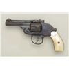 Image 4 : H & R Safety Hammerless DA .38 S&W cal.  revolver, blue finish, pearl grips; poor  condition, not wo