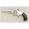 Image 2 : Smith & Wesson First Model 3rd Issue .22 cal.  7-shot revolver, nickel plated, rosewood  grips, #921