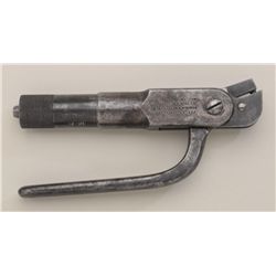 Winchester .38-72 cal. loading tool in good  condition, well marked, 50% toning blue,  normal aging.