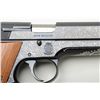 Image 4 : Smith & Wesson Model 39-2 DA semi-auto  pistol, non-factory engraved, 9mm cal., 4”  barrel, blue fin