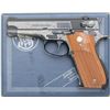 Image 5 : Smith & Wesson Model 39-2 DA semi-auto  pistol, non-factory engraved, 9mm cal., 4”  barrel, blue fin