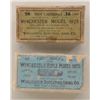 Image 2 : Lot of two wrapped boxes of collector antique  ammo including a green box of Winchester .38  caliber