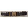 Image 2 : Woven blue Mills cartridge belt with “US”  brass square buckle in overall good condition  with vario