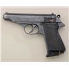Image 2 : Walther Model PP DA semi-auto pistol, .22LR  cal., 3-3/4” barrel, blue finish, import  marked, check