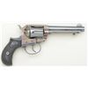 Image 4 : Colt Model 1877 DA revolver, .38 cal., 4-1/2”  barrel, blue and case hardened finish,  checkered bla