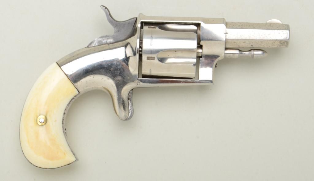 Hopkins & Allen XL No. 4 .38 cal. rimfire revolver, 2