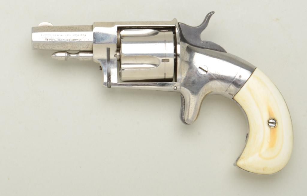 Hopkins & Allen XL No. 4 .38 cal. rimfire revolver, 2
