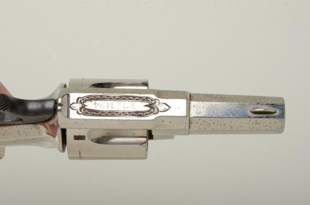 Hopkins & Allen XL No. 4 .38 cal. rimfire revolver, 2