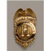 Image 2 : Fine quality 14k gold presentation inscribed  and enameled Fireman's Badge, maker marked by  Braxmar