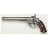 Image 8 : Cased Sharps Breech-Loading Single Shot  pistol, Second Type, .36 cal., 6-1/2” round  barrel, blue f