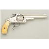 Image 1 : Smith & Wesson New Model Russian revolver,  .44 cal., nickel plated with original  to-the-period rai