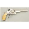 Image 2 : Smith & Wesson New Model Russian revolver,  .44 cal., nickel plated with original  to-the-period rai