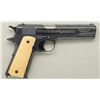 Image 1 : Colt Model 1911Government model .45 ACP cal.  semi-automatic pistol, factory inscribed  Marion Clint