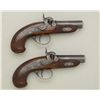 Image 2 : Pair of fine quality percussion derringers by  H. E. Dimick & Co., St. Louis, in fine to  excellent 