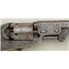 Image 8 : Colt 1849 pocket model .31 cal. percussion,  6" barrel, finely Gustav Young style engraved  and insc