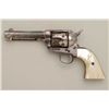 Image 2 : Colt Single Action Army revolver, .41 Colt  cal., factory nickel plated, 4-3/4" barrel,  pearl grips