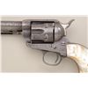 Image 6 : Colt Single Action Army revolver, .45 Colt  cal., 4-3/4" barrel, factory engraved, nickel  finish, r