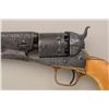 Image 9 : Colt 1861 Navy revolver, .36 cal. percussion,  later scroll engraved, darkened silver  plate, ivory 