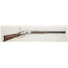 Image 3 : Scarce and desirable Winchester Model 1873  lever action First Model rifle with raised  thumbprint d