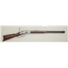 Image 4 : Scarce and desirable Winchester Model 1873  lever action First Model rifle with raised  thumbprint d