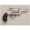 Image 1 : Merwin and Hulbert .44-40 cal. single action  revolver, pocket Army model, 3-1/2" barrel,  nickel pl