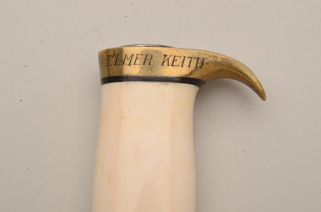 Custom sheath knife marked Draper Ephraim, Utah, with finely made 5