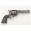 Image 4 : Antique Colt SAA revolver, .45 cal., 4-3/4”  barrel, blue and case hardened finish,  checkered black