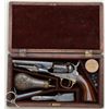 Image 2 : Cased Colt Model 1862 Police percussion  revolver, .36 cal., 4-1/2” barrel, blue and  case hardened 