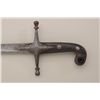 Image 6 : Unusual Mamluke style saber with European  blade, marked Vincenzo.  The hilt and pommel  cap are chi