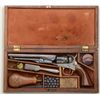 Image 2 : Cased Colt Model 1862 Police percussion  revolver, .36 cal., desirable 6-1/2” barrel,  blue and case