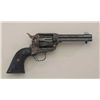 Image 2 : Colt Single Action Army revolver,  .44-40  cal., 4-3/4" barrel, factory engraved in  class C Helfric