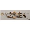 Image 1 : Elaborate colored horsehair bridle, reins and  iron bit in overall fine condition showing  excellent