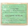 Image 1 : .50 cal. box of cartridges marked for Sharps  rifle by Union Metallic Cartridge Company,  notes 2-1/