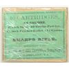 Image 2 : .50 cal. box of cartridges marked for Sharps  rifle by Union Metallic Cartridge Company,  notes 2-1/